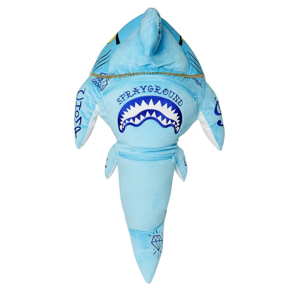 STUFFED SAVAGE HOODY BACKPACK SHARK SPRAYGROUND